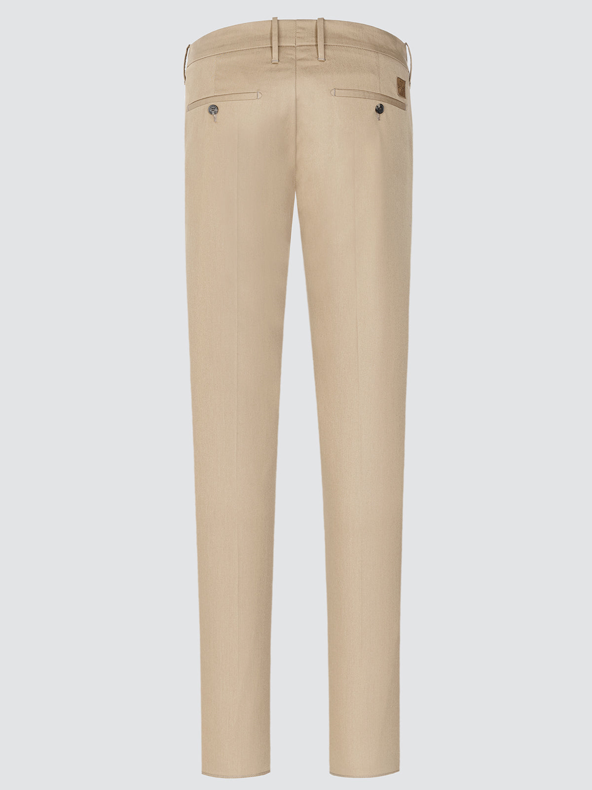Beige Hose aus Baumwoll-Stretch-Gabardine Ben