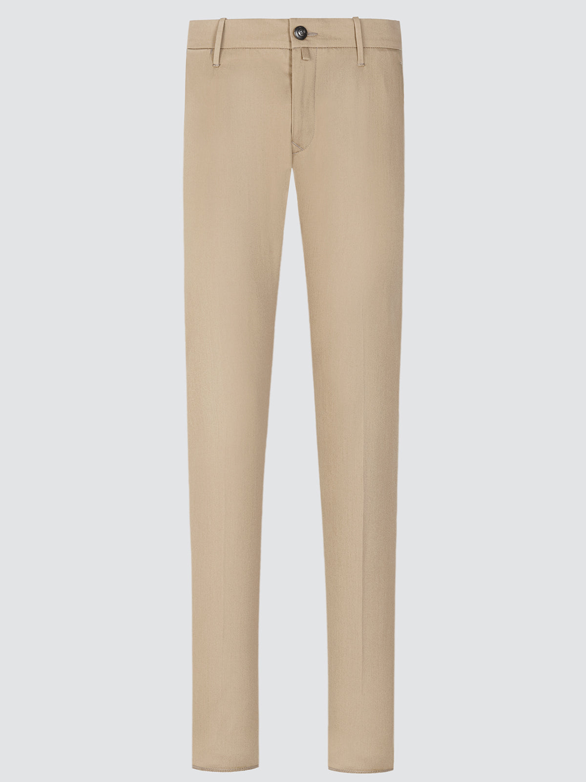 Beige Hose aus Baumwoll-Stretch-Gabardine Ben