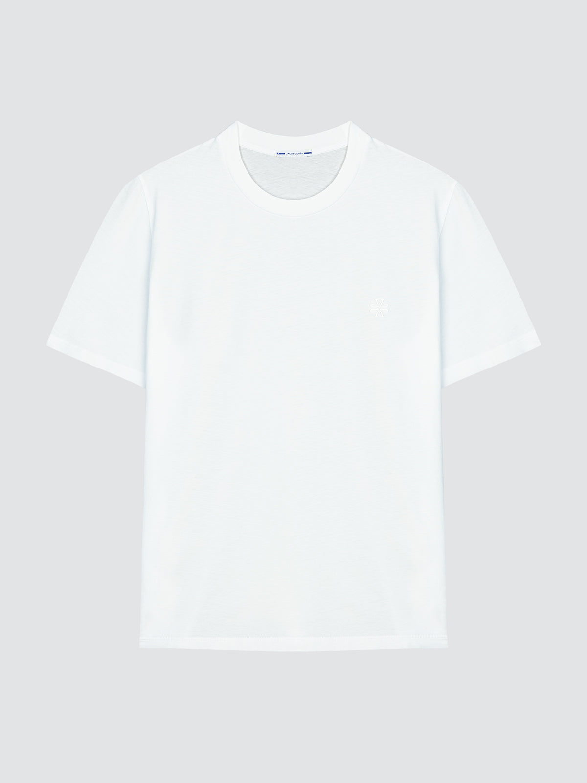 t-shirt blanc uni JACOB COHEN coton