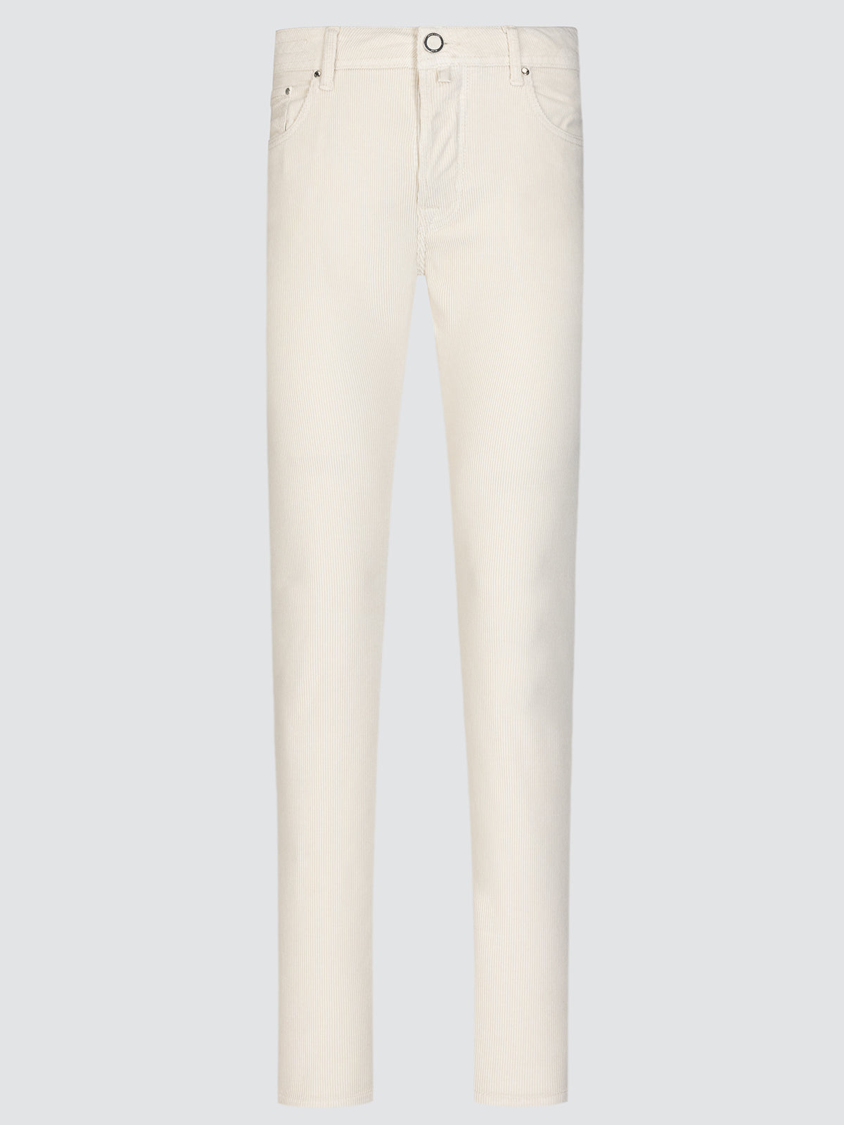 Jacob Cohen cream corduroy Bard front view