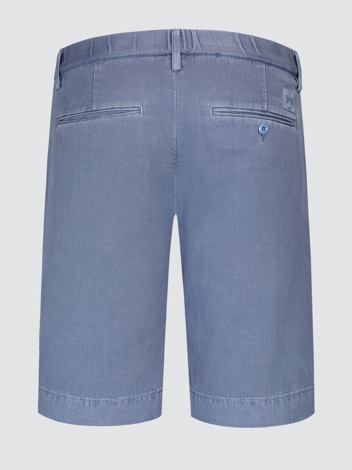 George Bermuda Shorts in blue Cotton stretch Twill