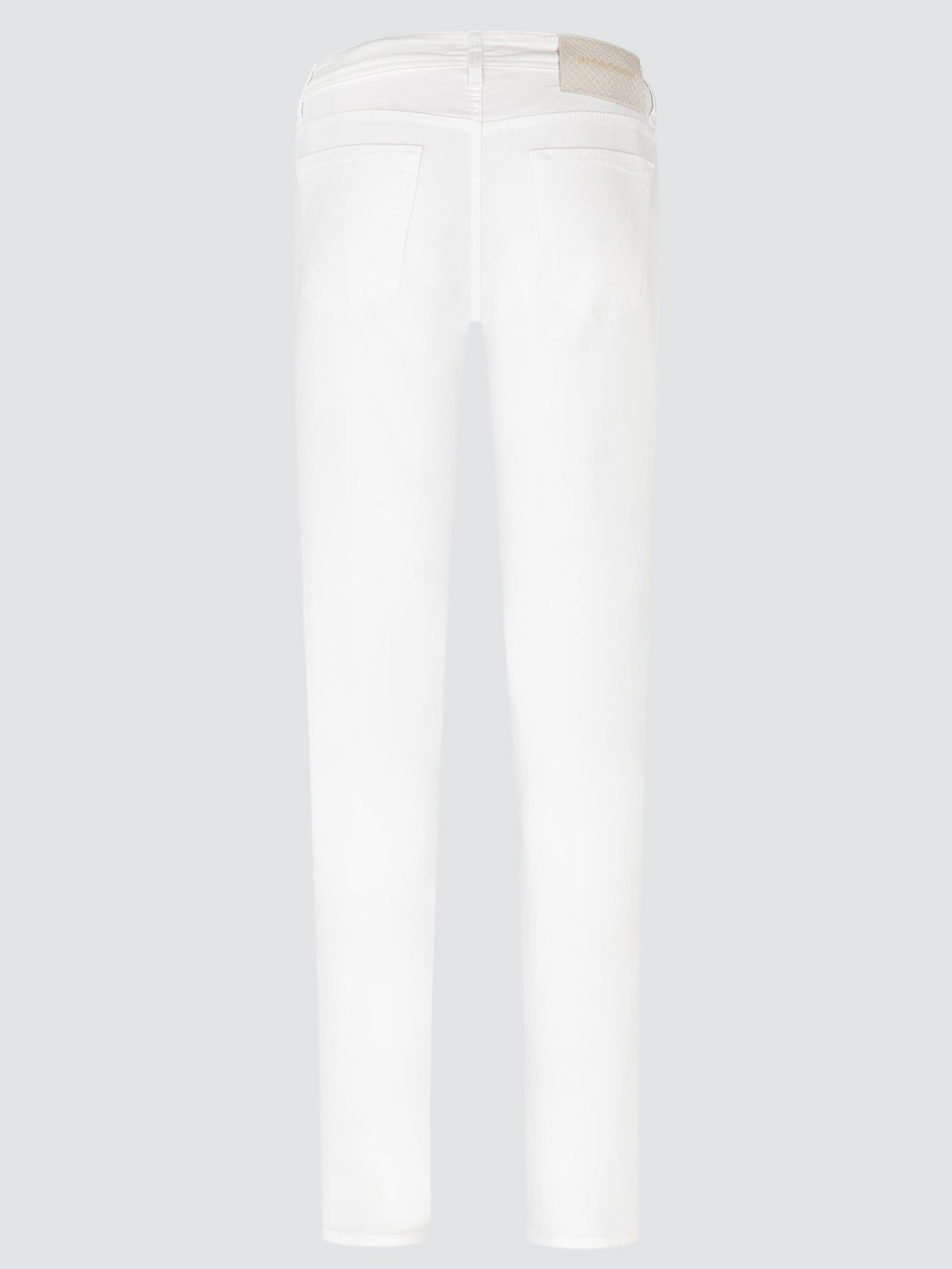 Bard - witte katoen- en lyocell-stretch-twill