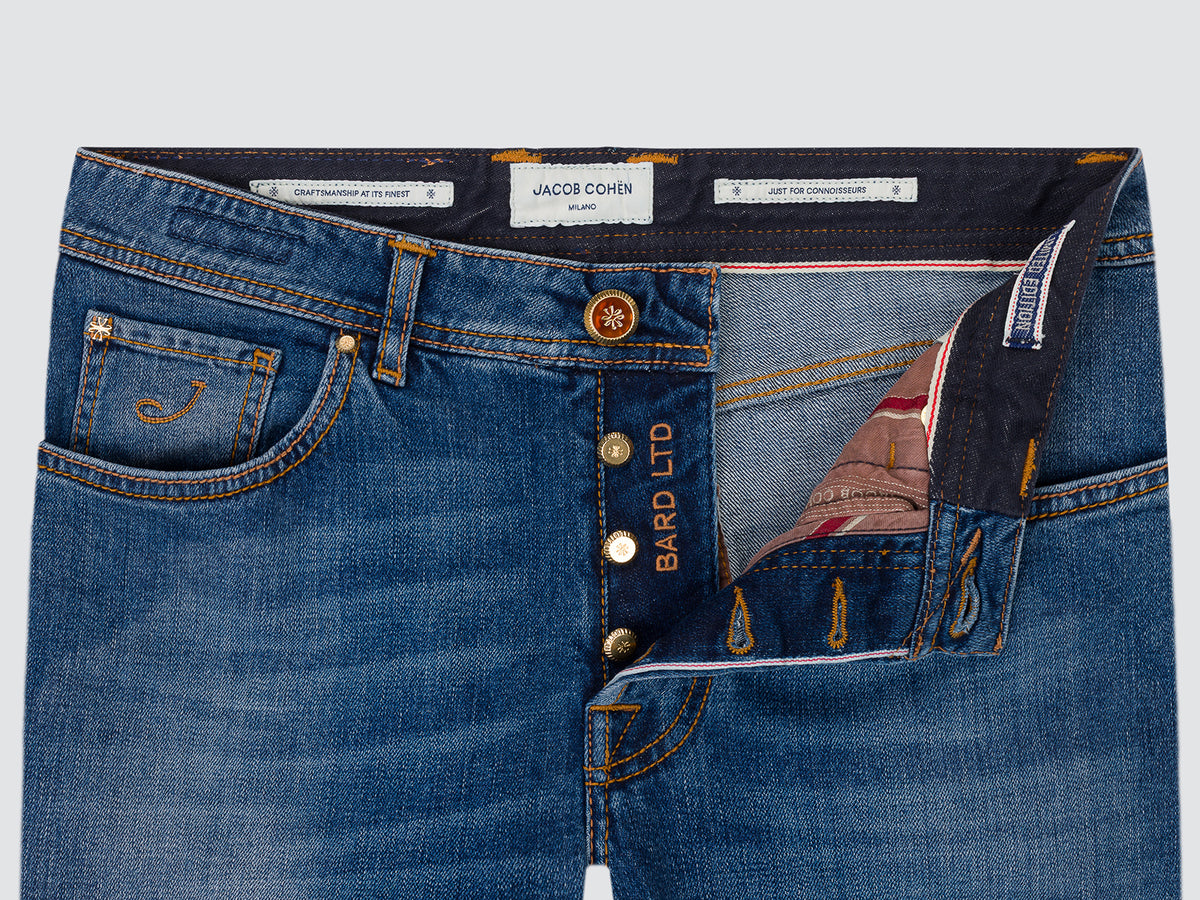 Bard LTD — Mid blue stretch selvedge jeans