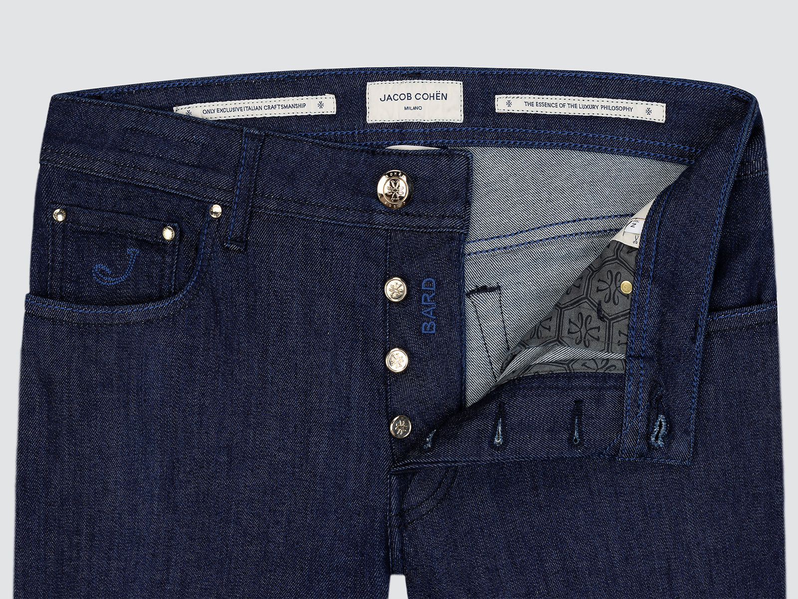 Bard Regular-Slim Jeans dark Blue Stretch Denim