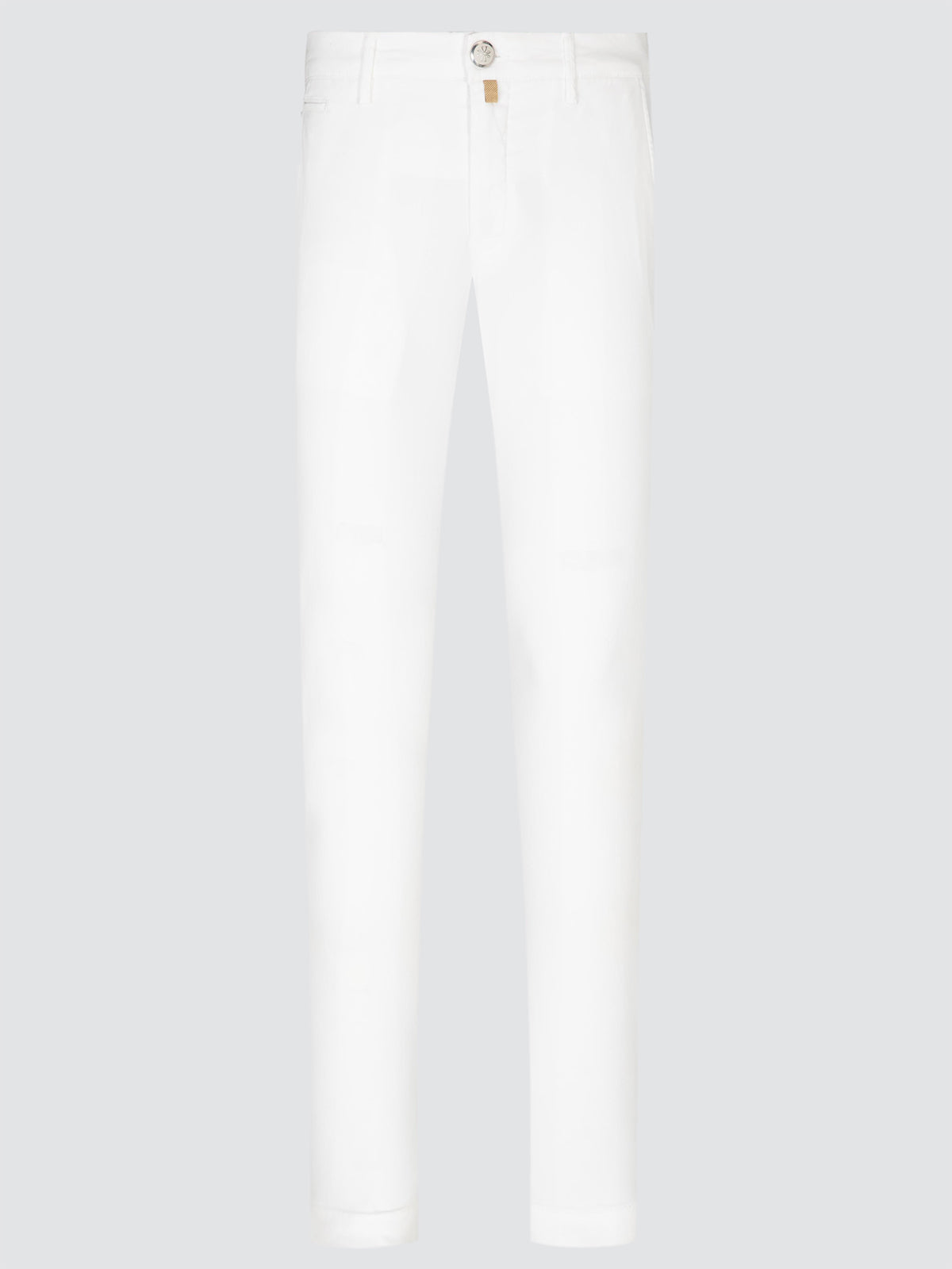 Bobby pants in white Stretch Twill Cotton and Lyocell
