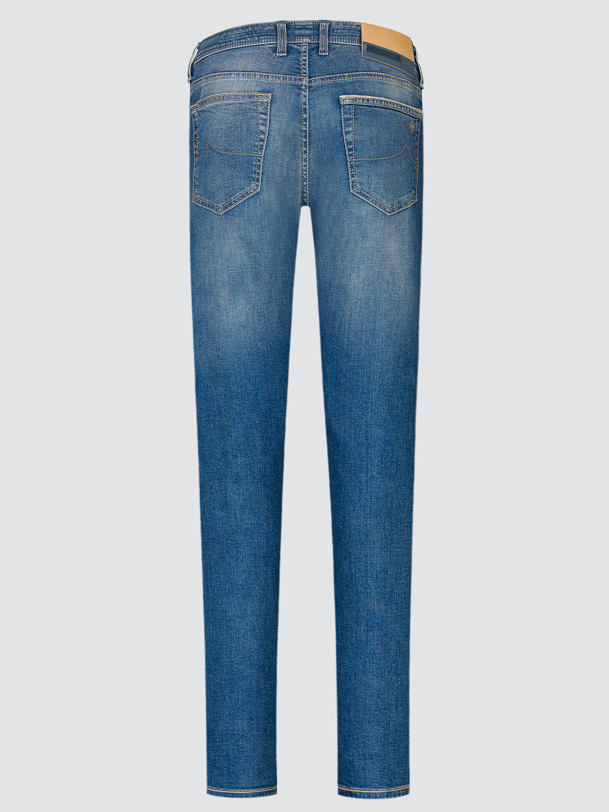 Bard LTD Jeans coupe ajustée denim stretch bleu moyen délavage vintage