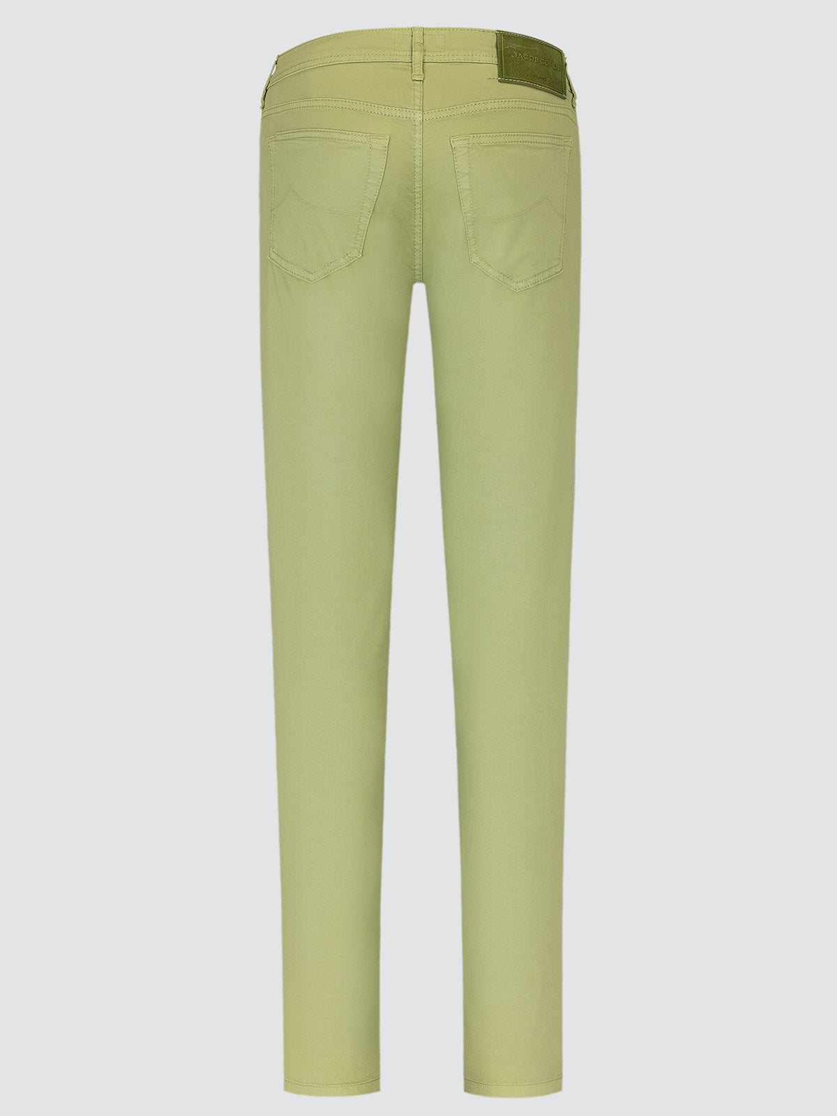 Bard pantalón en sarga elástica verde salvia