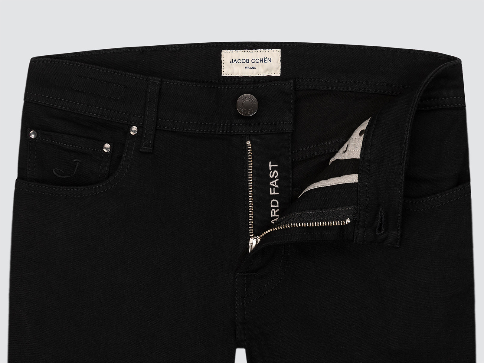 Vaqueros Bard Fast en denim elástico negro