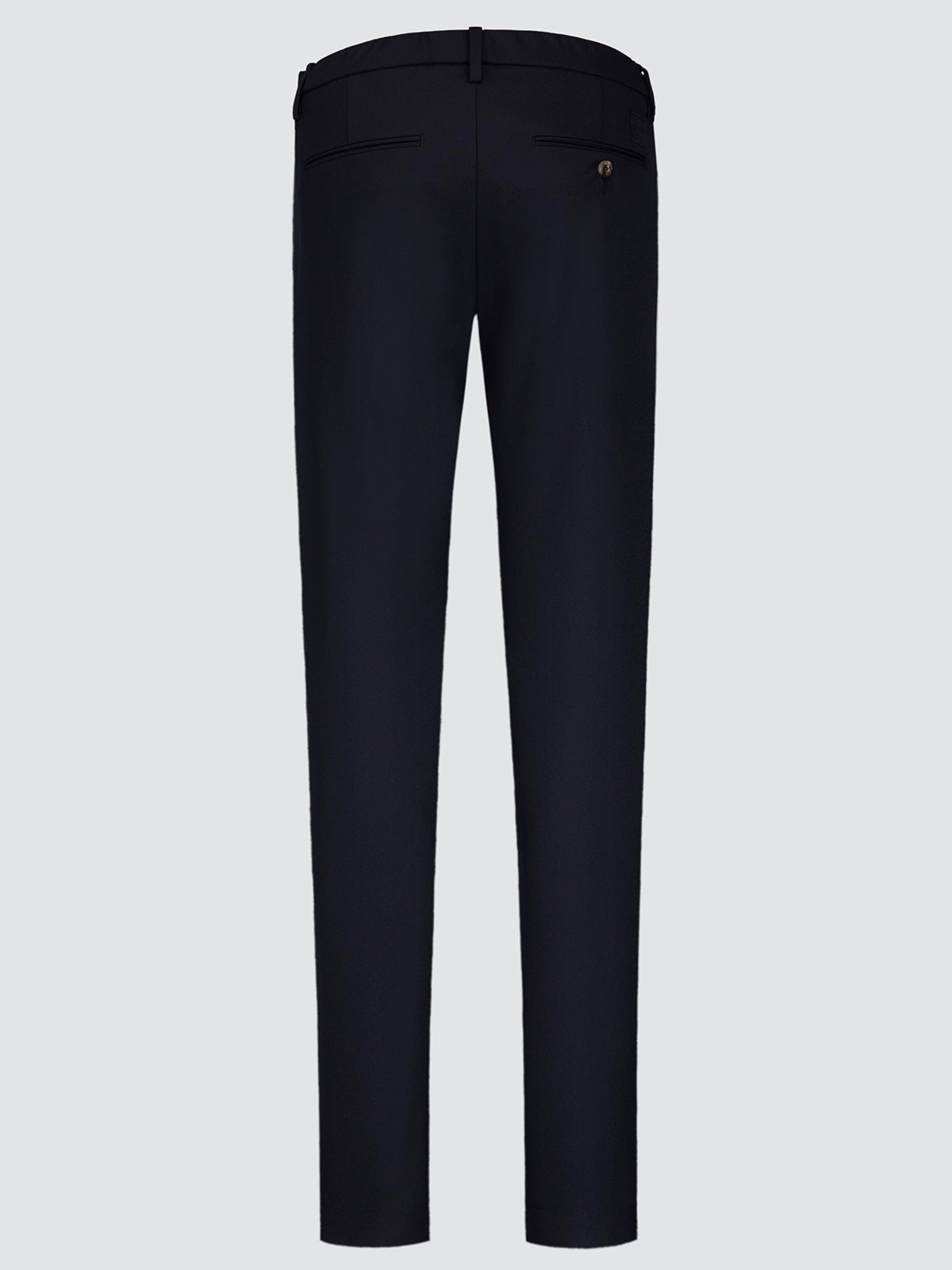 Gray Chino-Hose Marineblau technischem Stretchmaterial