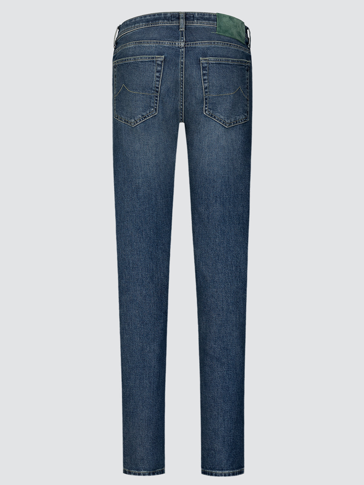 Nick Slim 5 Pocket Jeans Medium Blue Comfort Denim