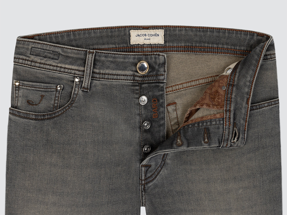 Jean Bard denim super extensible gris moyen