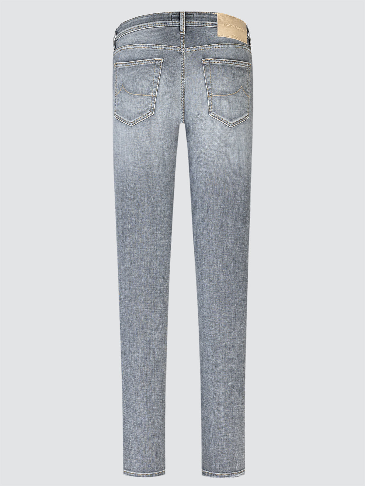 Bard Jeans in Light grey Super Stretch Denim with Vintage Wash