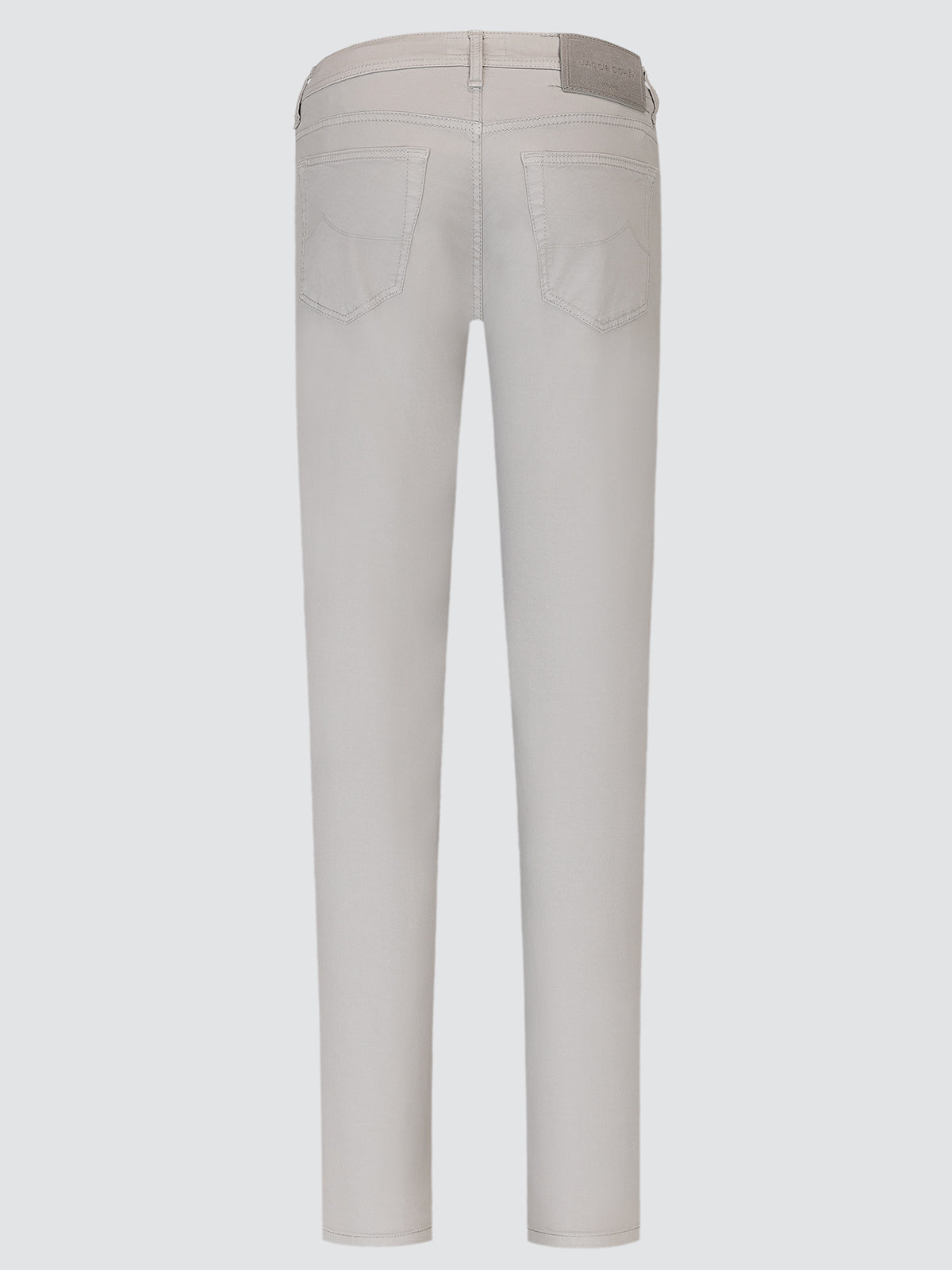 Light gray pants on a white background