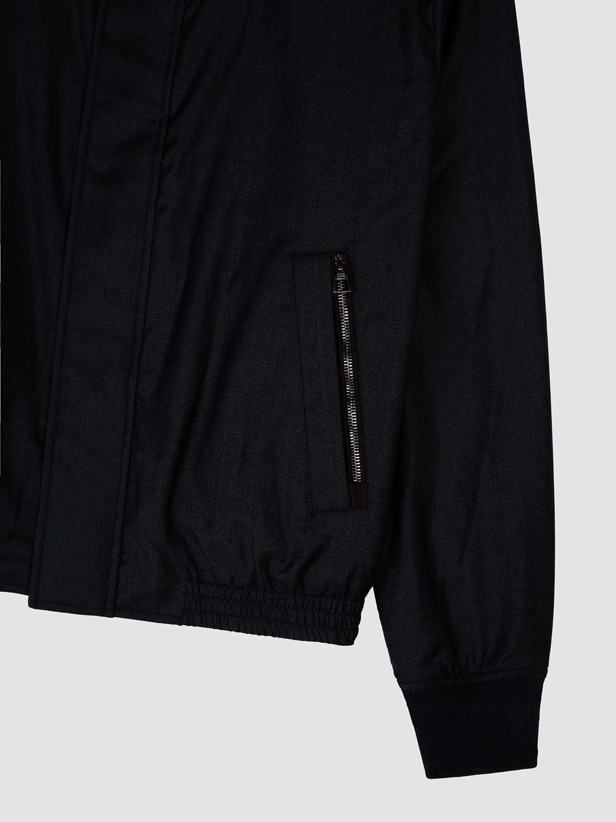 Comfort Wool-Cashmere Cloth Bomber