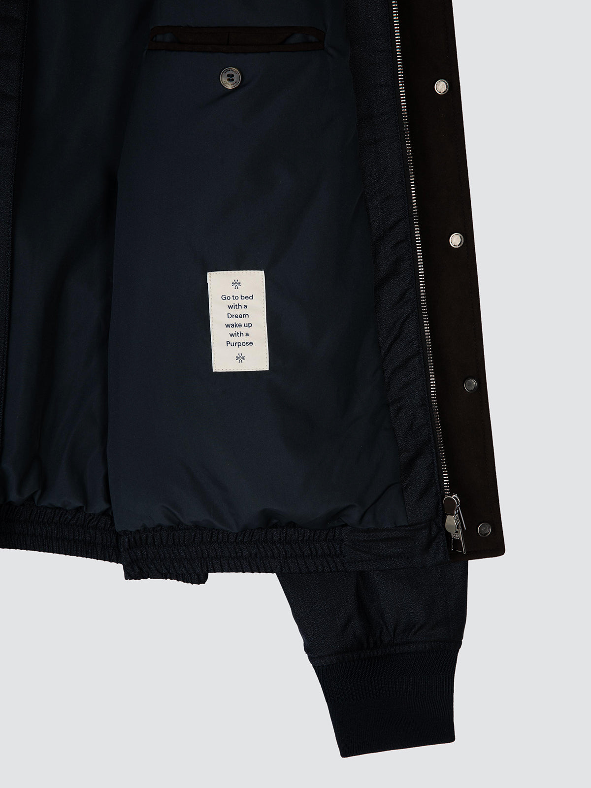 Comfort Wool-Cashmere Cloth Bomber