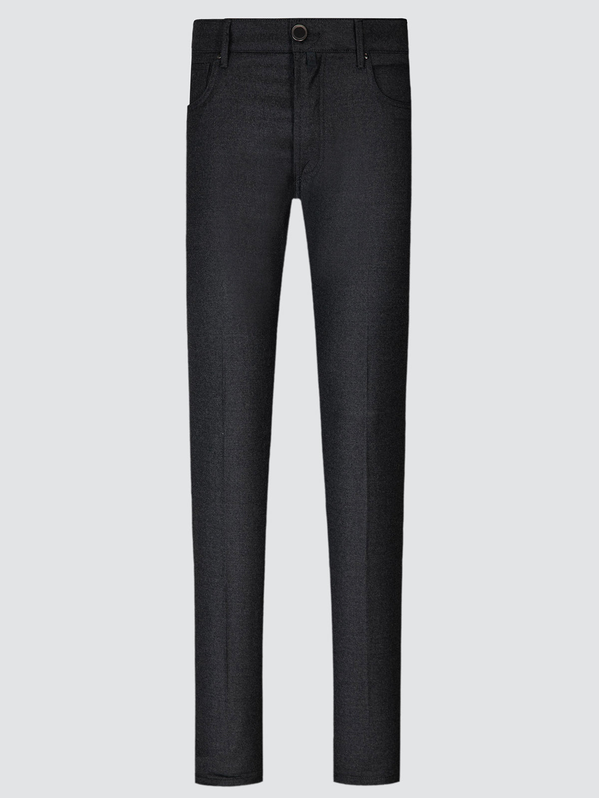Bard - Bequeme Flanellhose in Dunkelgrau