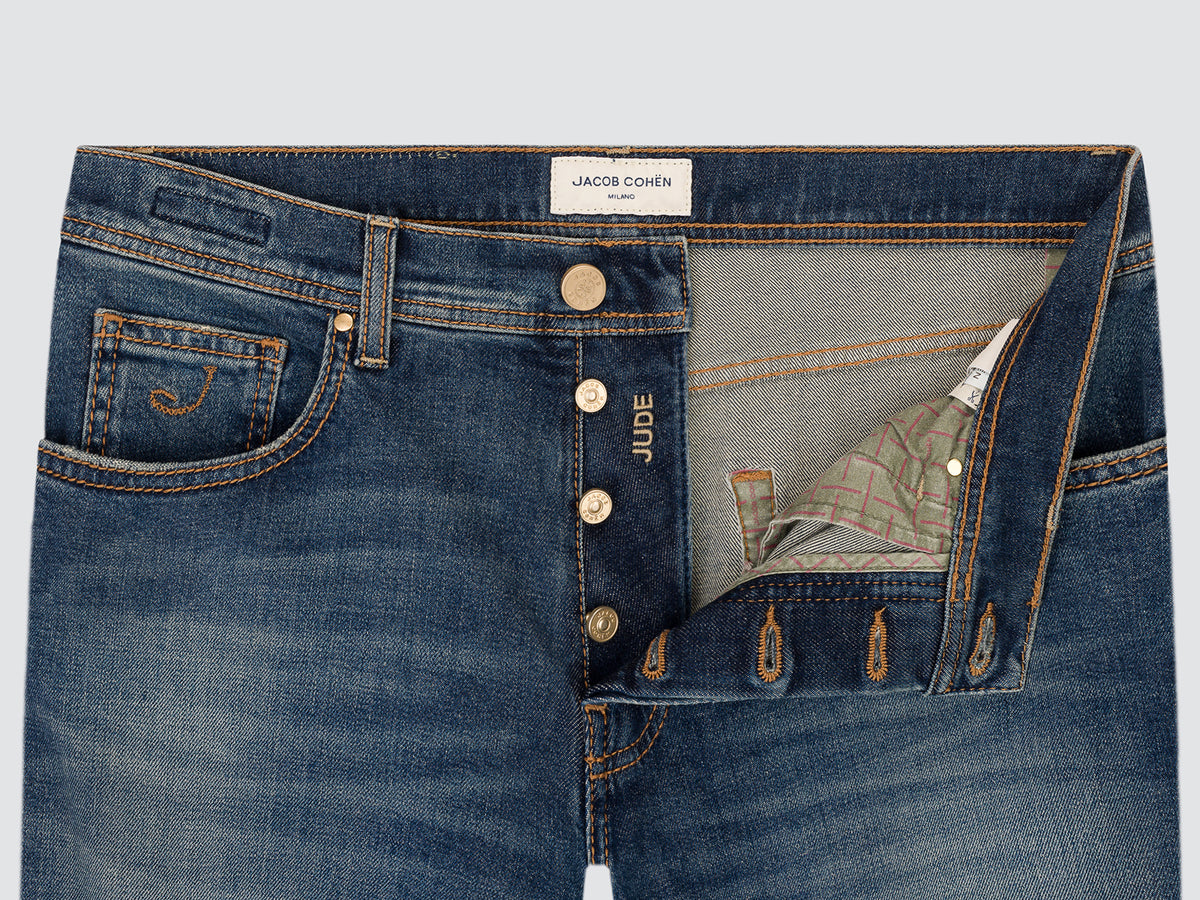 Jude — Jeans cómodos de algodón y lyocell