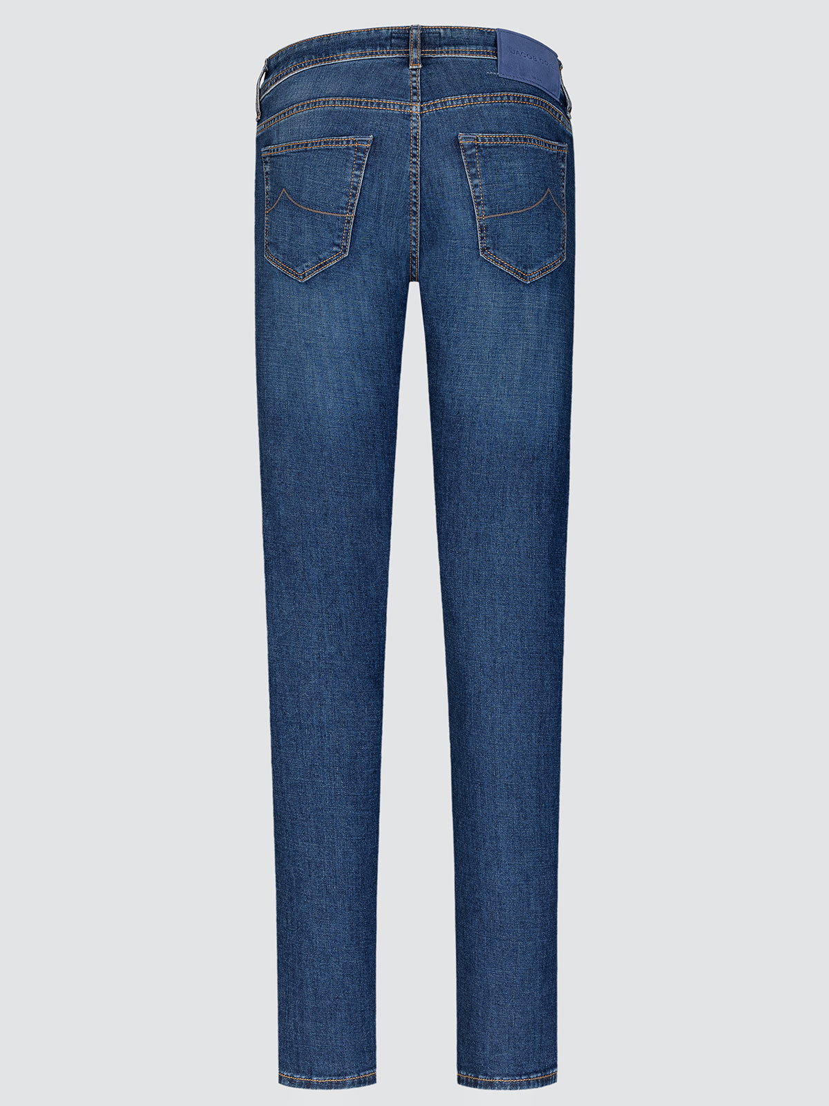 Bard Jeans aus mittelblauem Super-Stretch-Denim