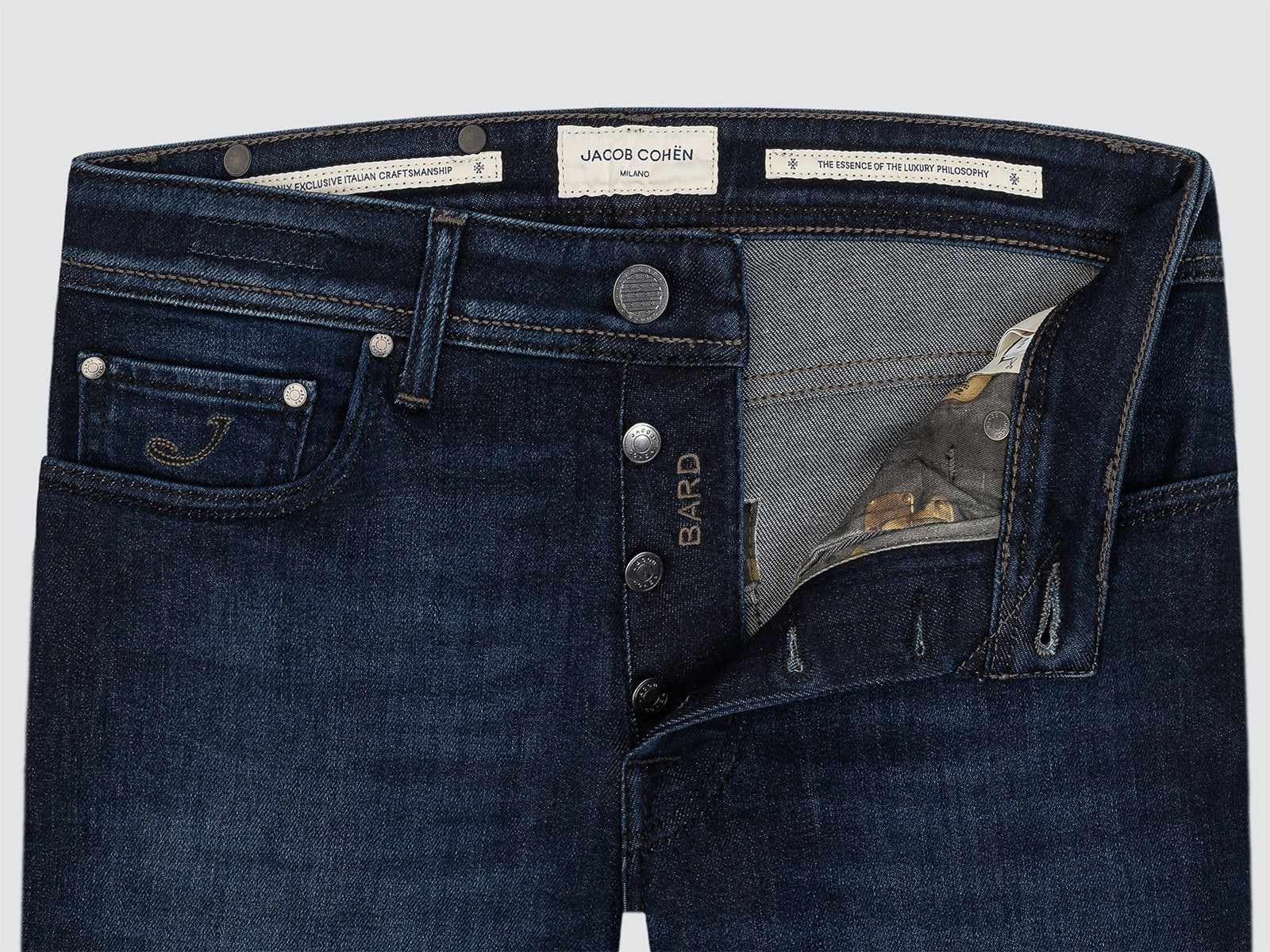 Bard Jeans mid-Blue Super Stretch Soft Denim Cotton Lyocell