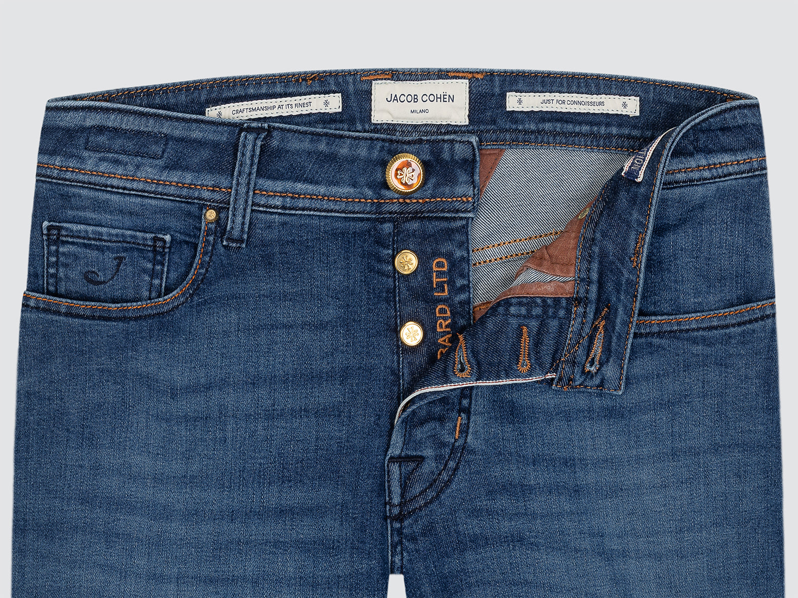 Jean slim Bard LTD en denim bleu stretch selvedge