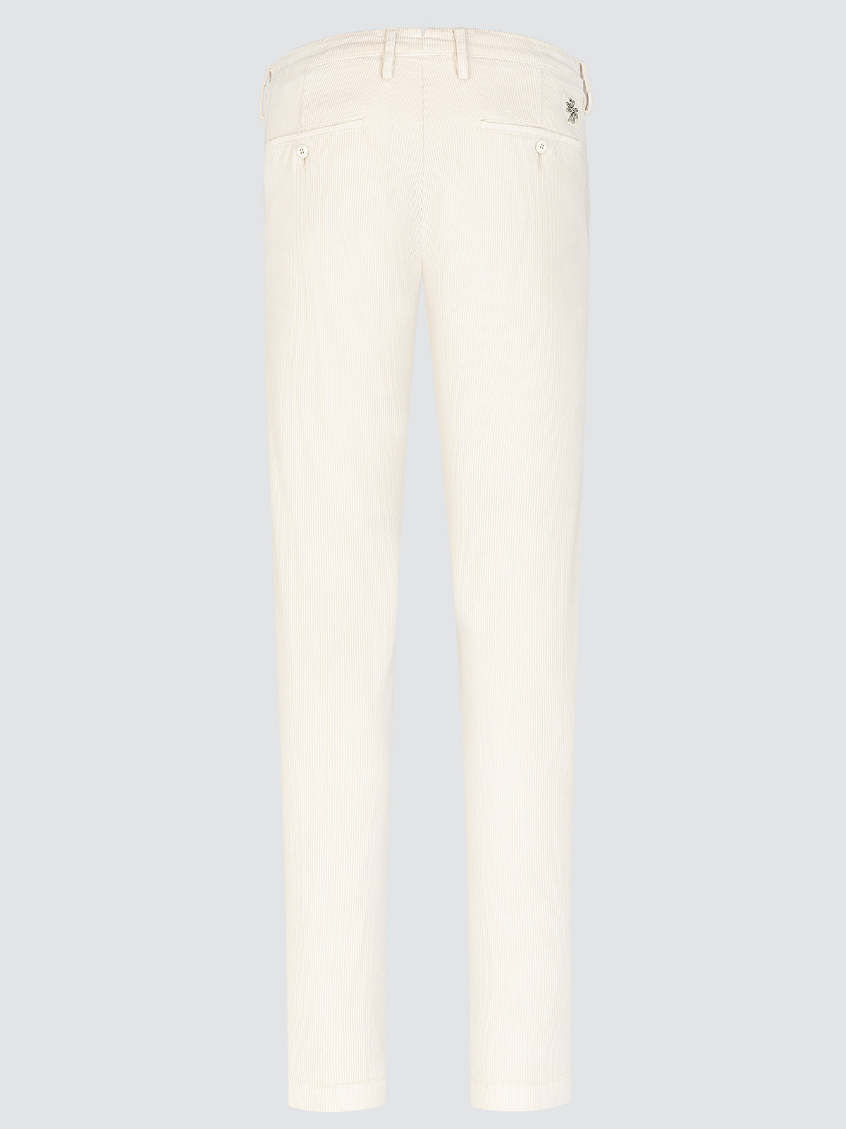 Bobby Slim Chinohose in weißem Stretchcord