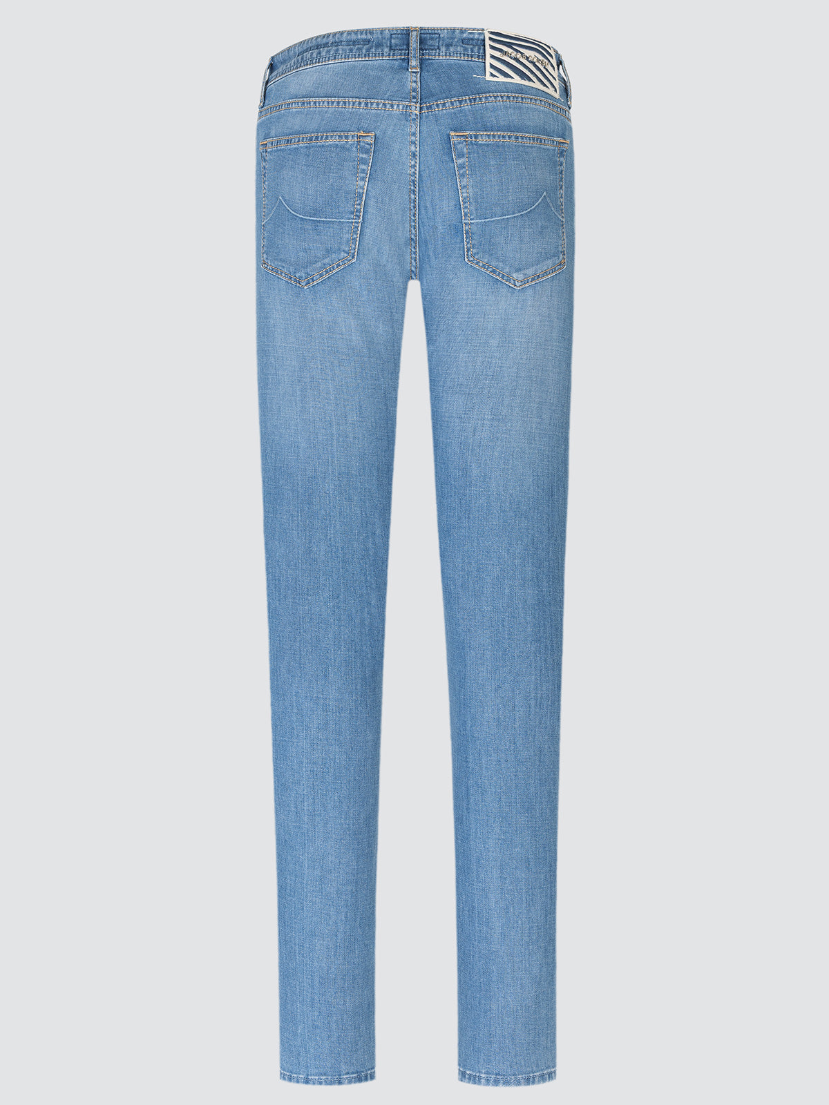 Nick 5 Pocket Jeans in Light Blue Power Stretch Denim