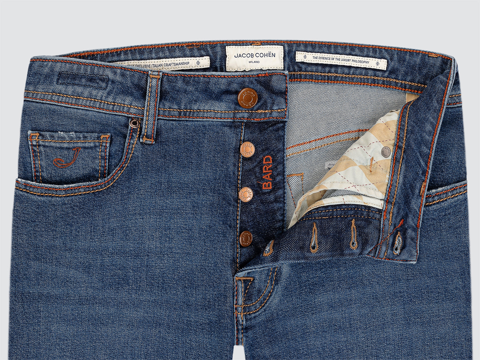 Jeans Bard Regular-Slim bleu moyen super Stretch