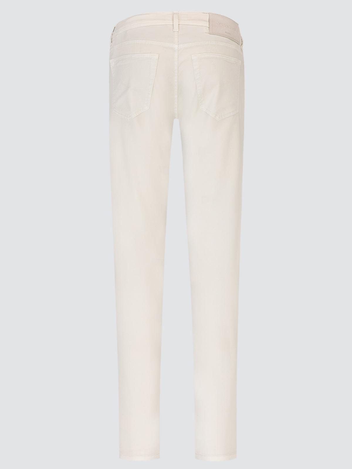 Bard pantalon en sarga elástica blanco roto