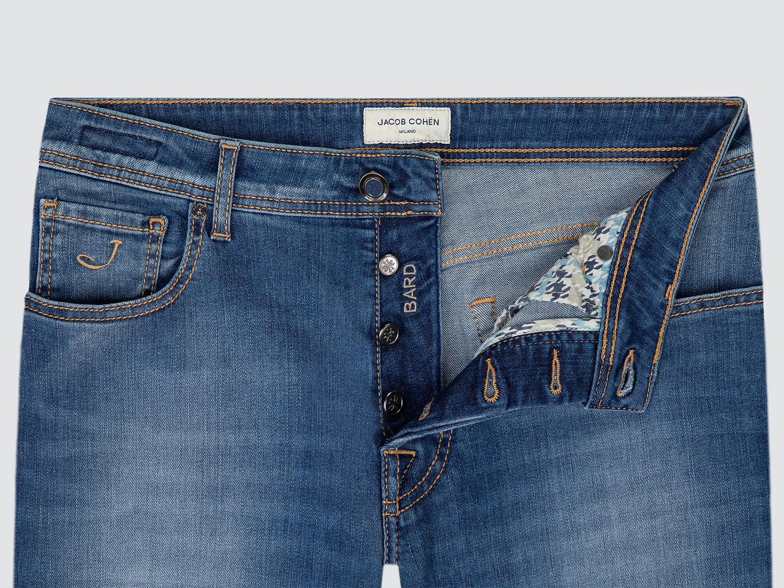 Bard jeans en denim super stretch bleu clair