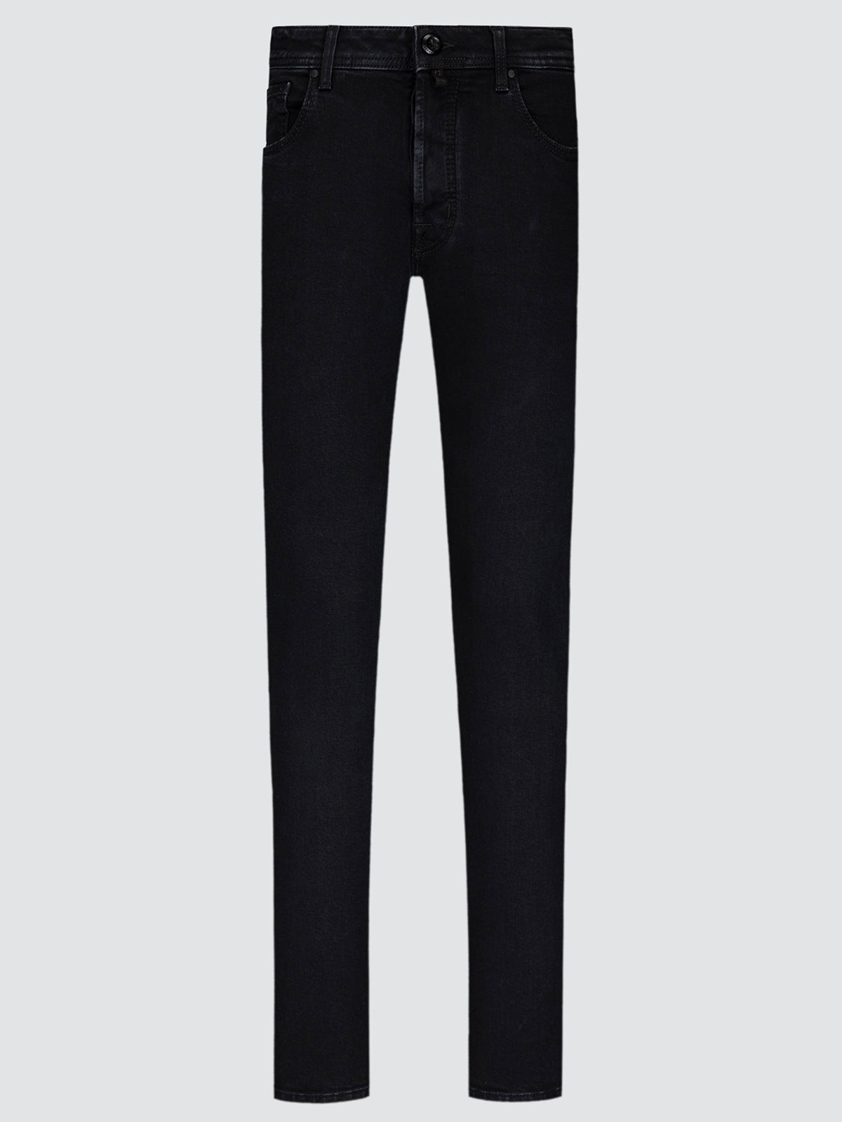 Bard jeans en denim stretch noir, délavage vintage