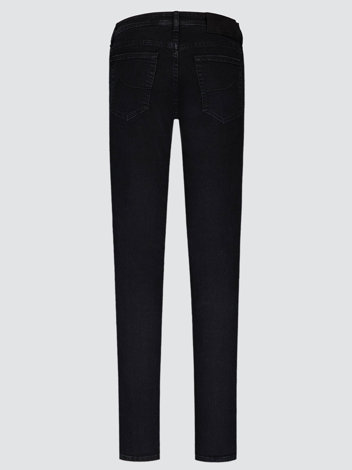 Bard jeans en denim stretch noir, délavage vintage