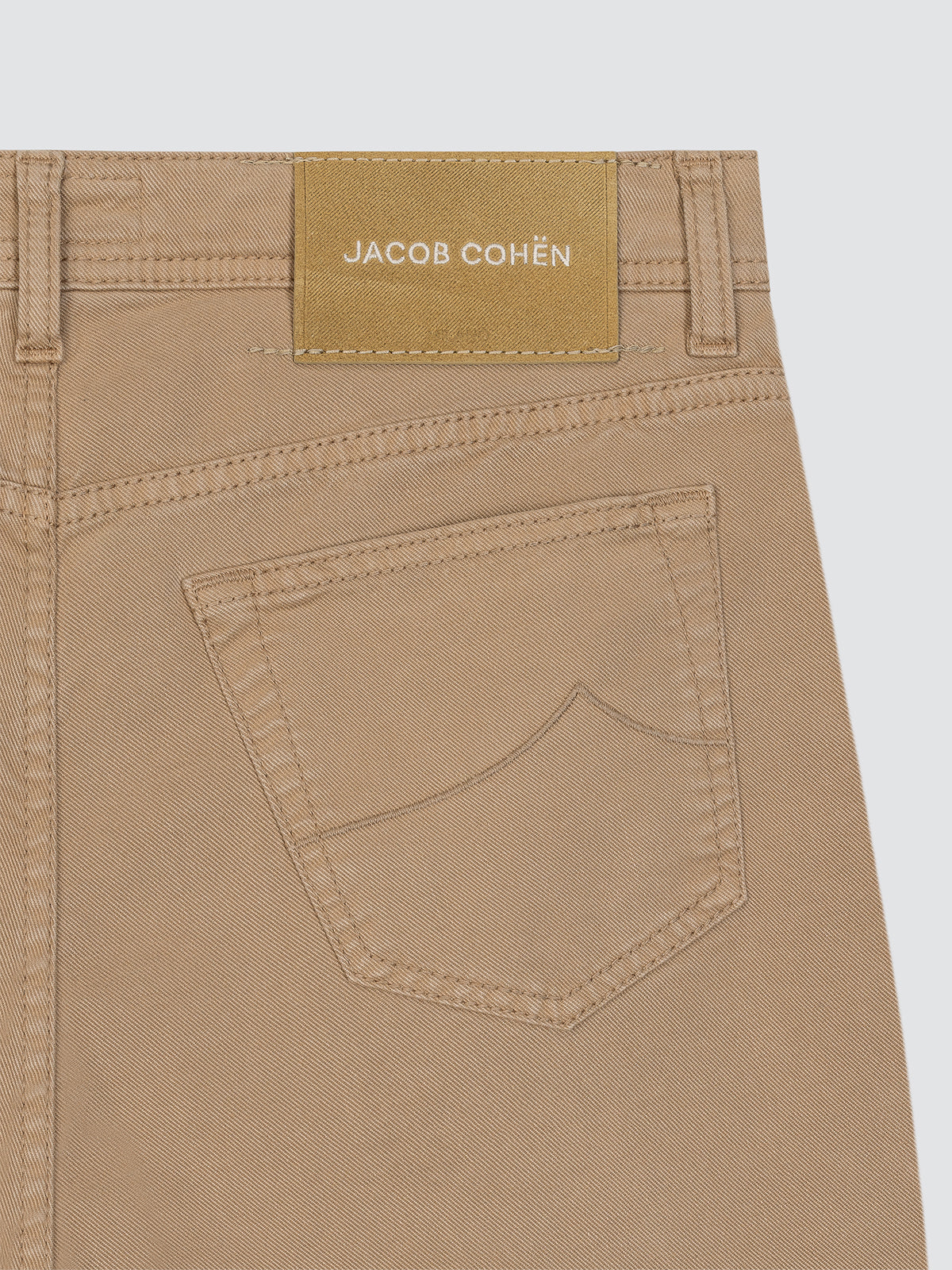 Jacob Cohën twill bard beige sand winter back view