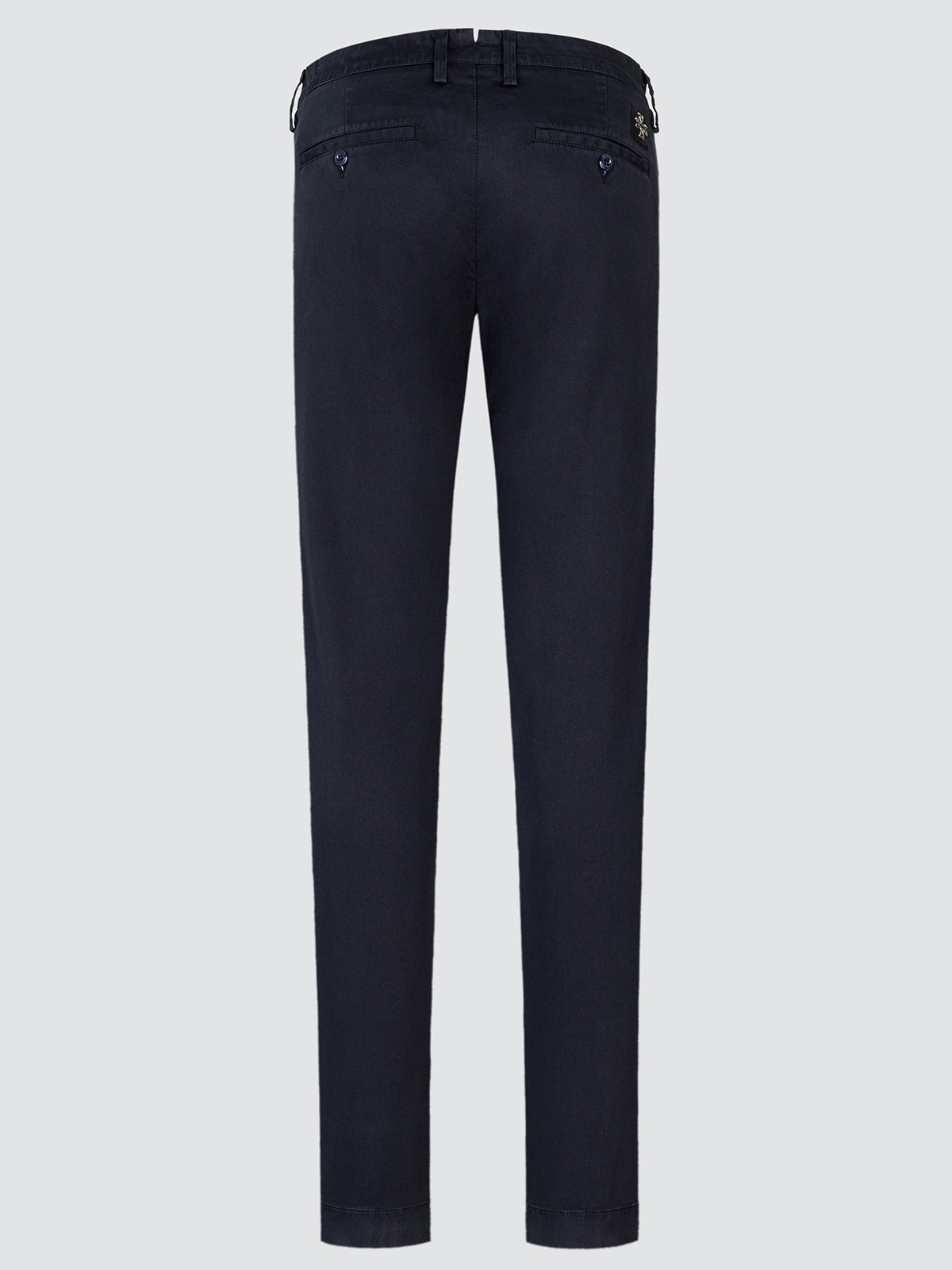 Bobby Chino Pants in navy blue Stretch Cotton