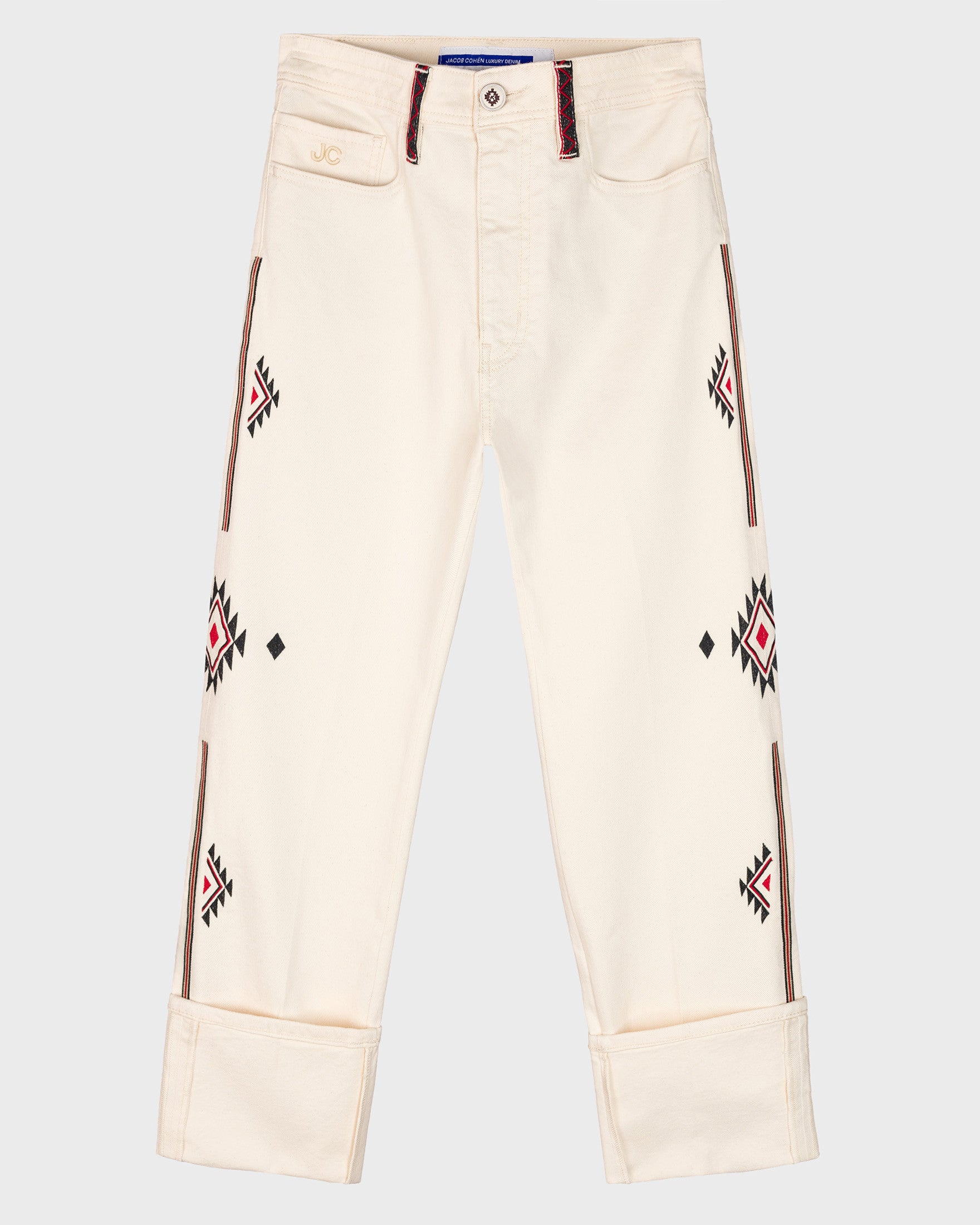 JANE ECRU STRETCH BULL JEANS