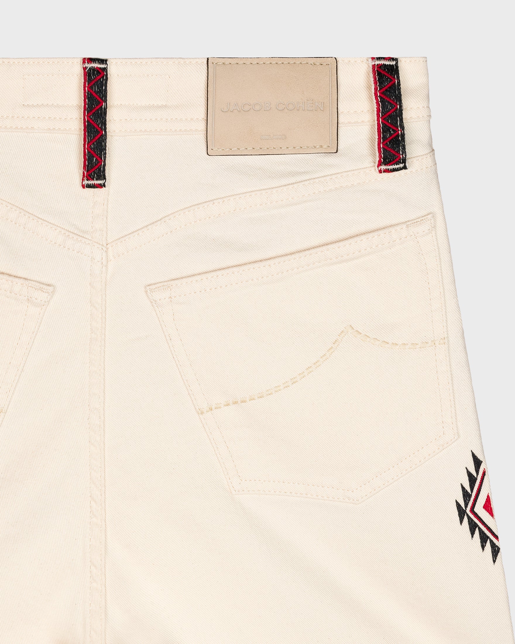 JANE ECRU STRETCH BULL JEANS