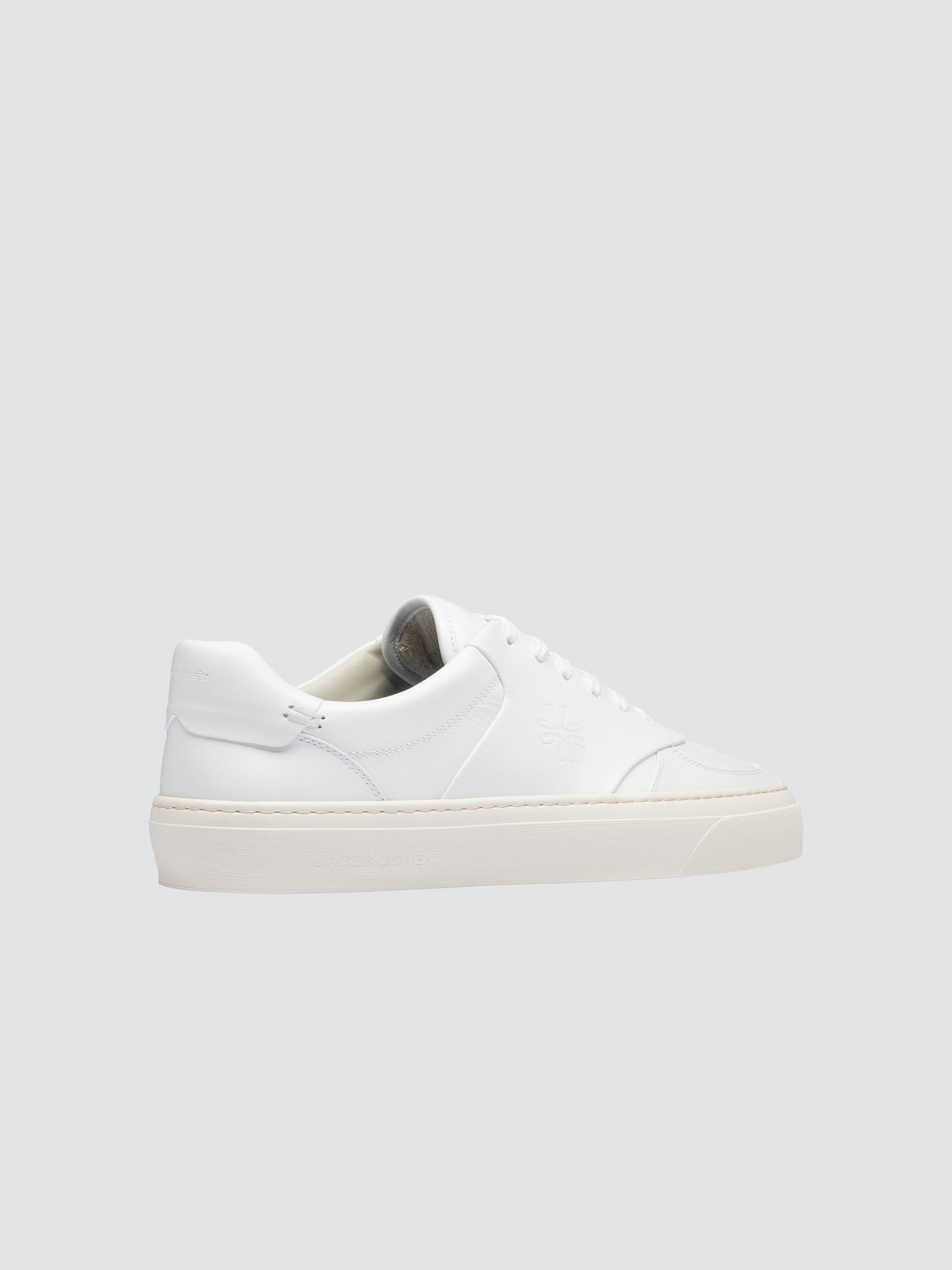 DREAMER WHITE LEATHER SNEAKERS