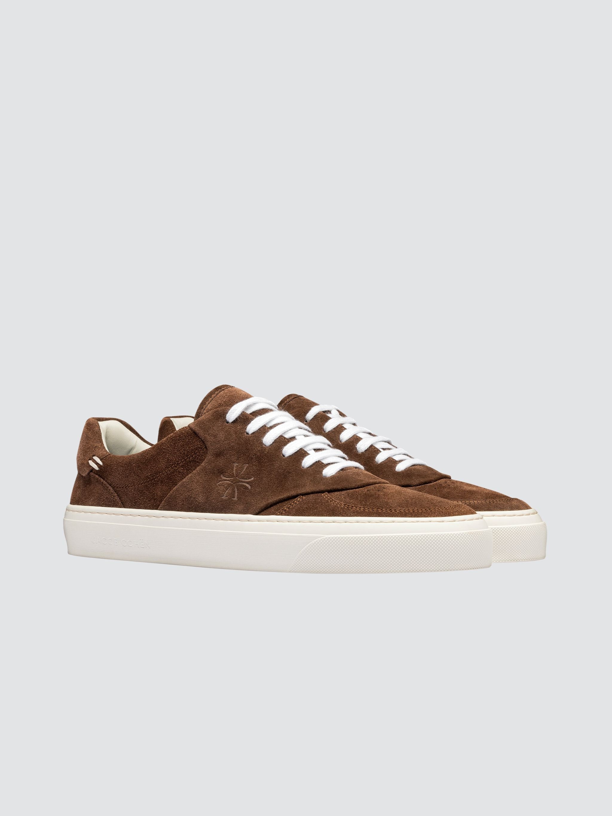 DREAMER BROWN SUEDE LEATHER SNEAKERS