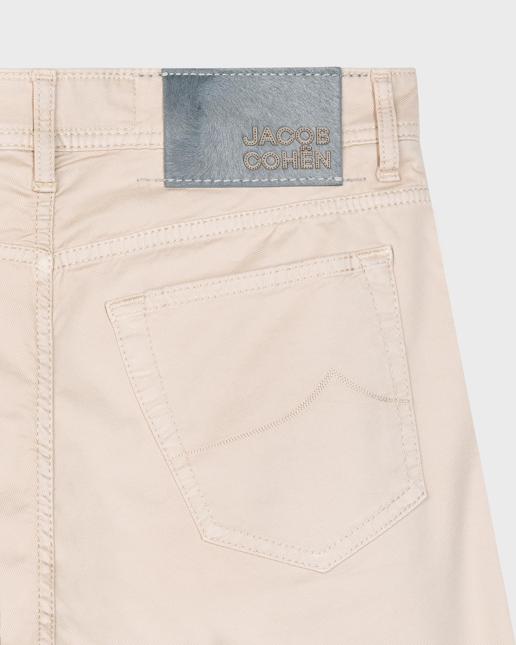 BARD BEIGE GABARDINE STRETCH COTTON LYOCELL