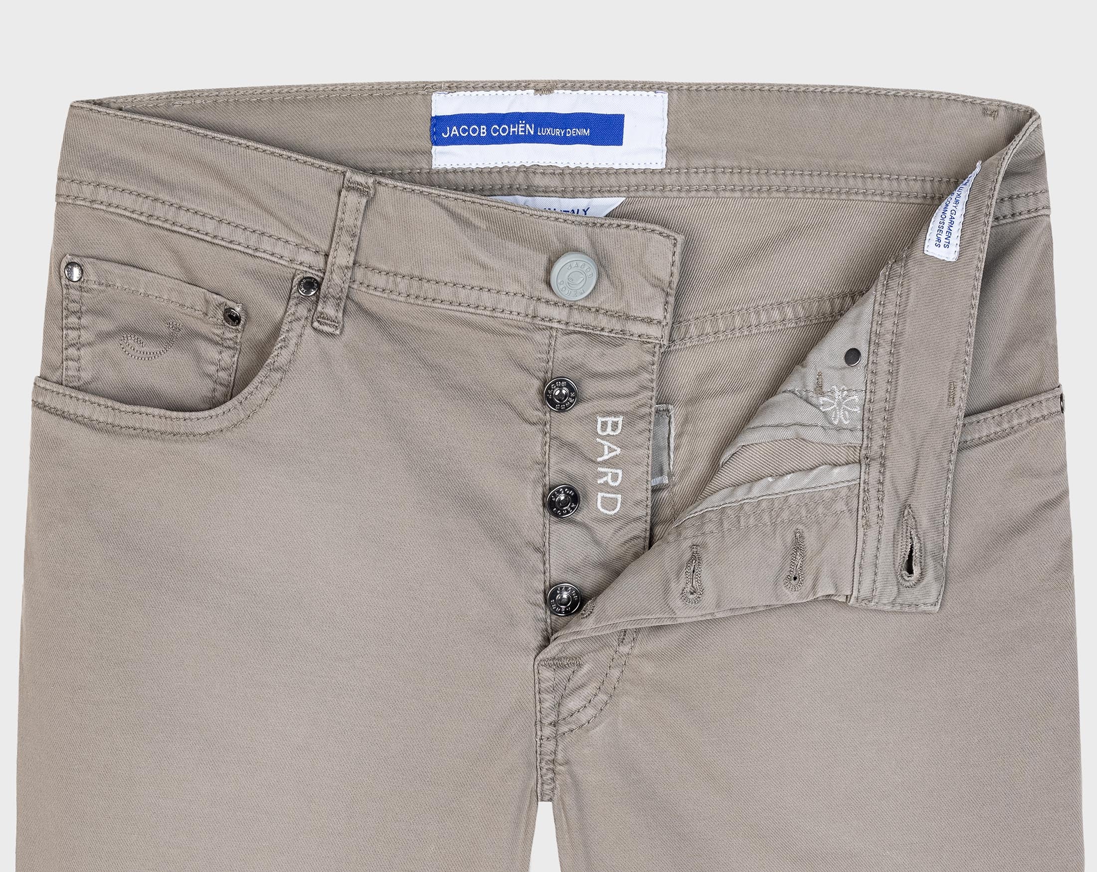 BARD GREIGE TWILL STRETCH JACOB COHEN