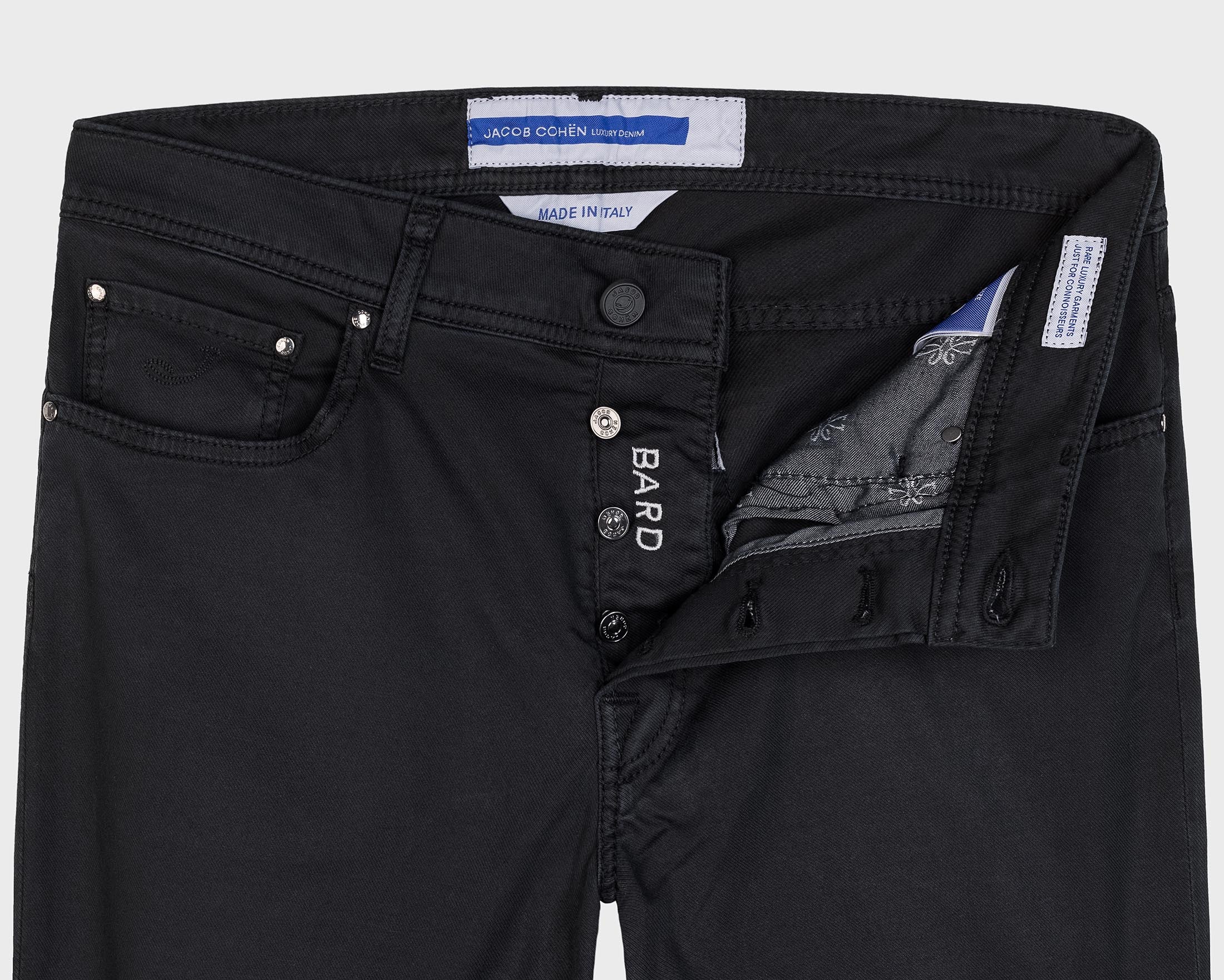 BARD BLACK TWILL STRETCH JACOB COHEN