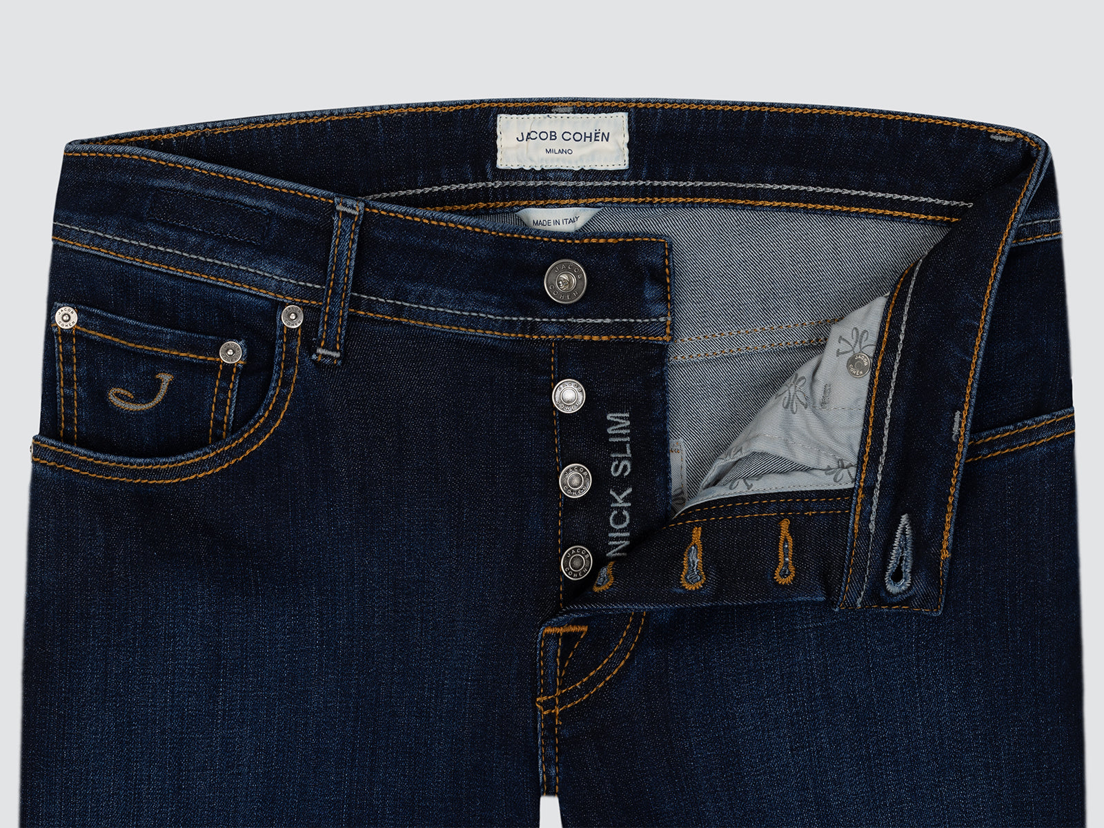 Vaqueros Nick Slim en azul oscuro superelásticos