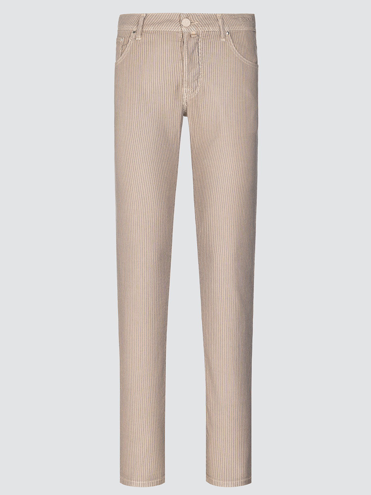 NICK LIGHT BEIGE STRIPED COTTON