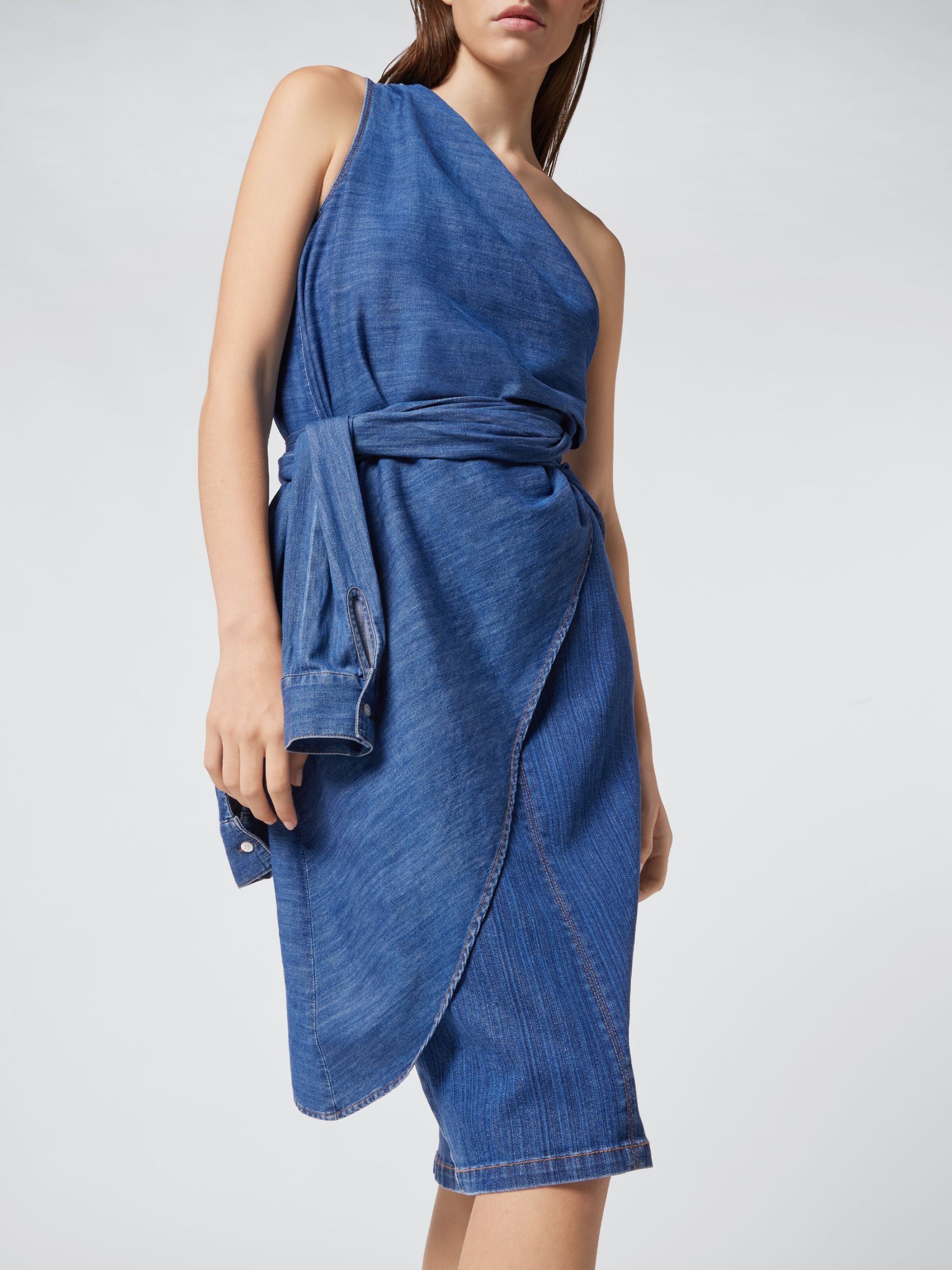 BLUE DENIM DRESS COUTURE COLLECTION