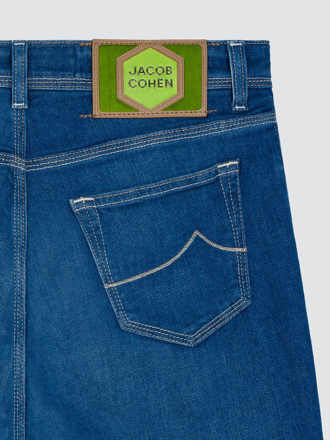 NICK MEDIUM BLUE STRETCH DENIM JACOB COHEN