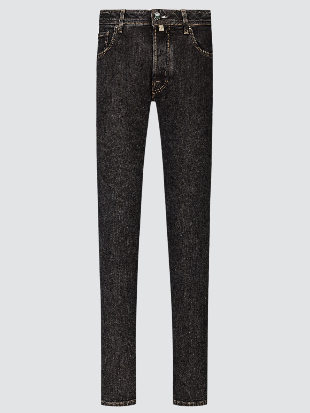 Bard – schwarzer Stretch-Denim Après-Ski Vintage-Waschung