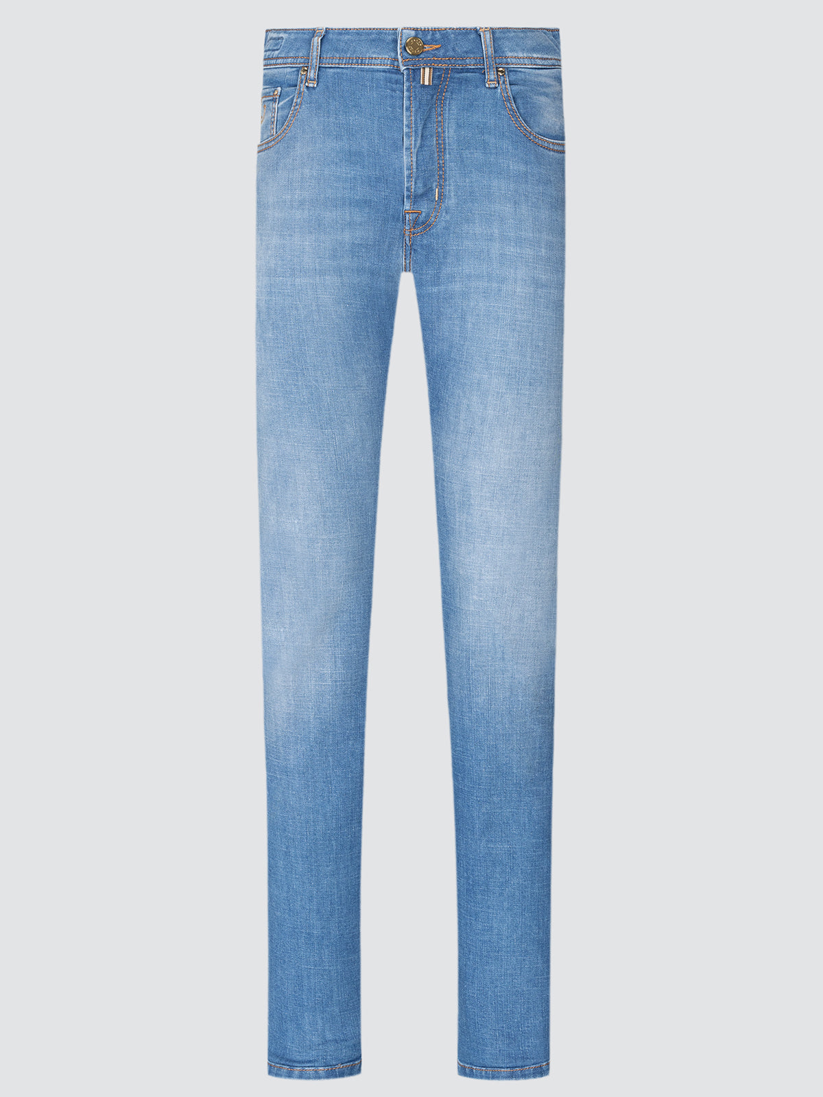Bard Regular-slim jeans in mediumblauw superstretch