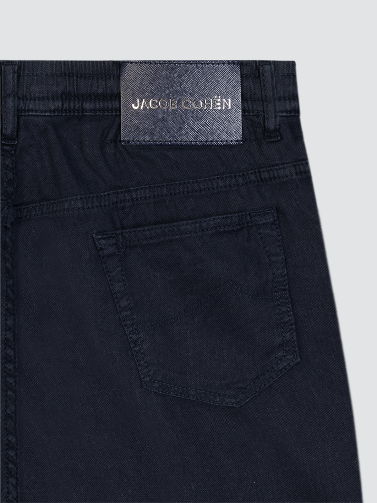 SHORTS KNEE LENGHT NAVY BLUE COTTON LINEN