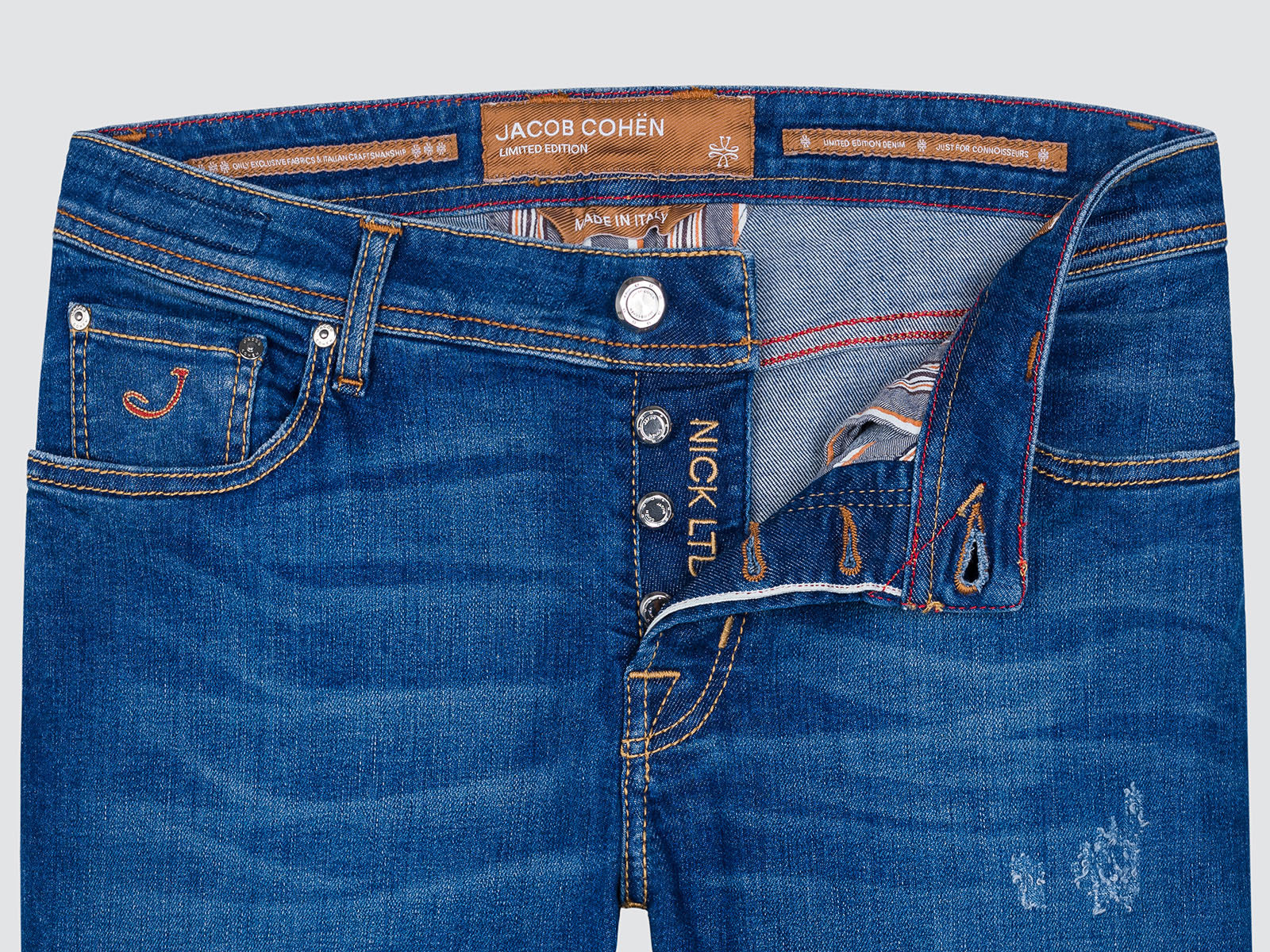 NICK LIMITIERTE AUFLAGE HELLBLAUER DENIM-STRETCH