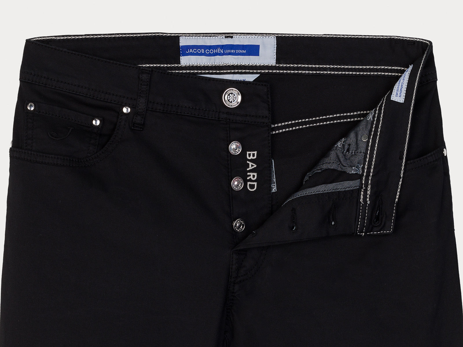 Bard black super stretch denim Jacob Cohën