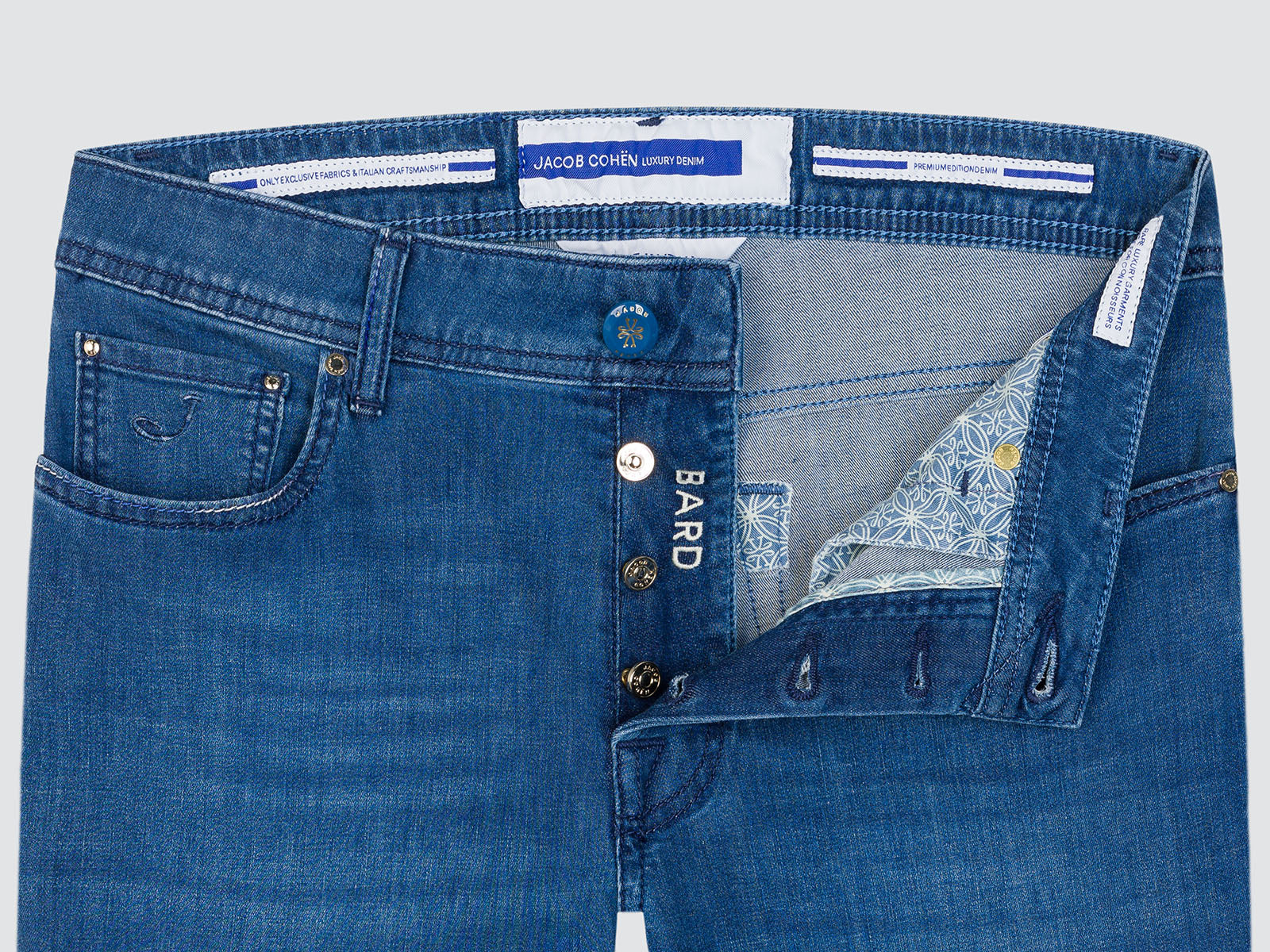 Bard jeans midden blauw